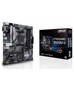 Купить Материнская плата Asus PRIME B550M-A AM4  PCI-E Dsub+DVI+HDMI GbLAN SATA MicroATX 4DDR4 RTL в интернет-магазине Irkshop.ru