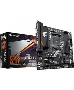 Купить Материнская плата GigaByte B550M AORUS ELITE AM4 B550 2xPCI-E DVI+HDMI GbLAN SATA RAID MicroATX 4DDR4 RTL в интернет-магазине Irkshop.ru