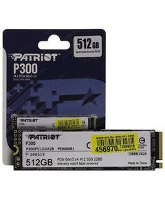 Купить SSD-накопитель Patriot 512 Gb P300 M.2 2280 M 3D TLC [P300P512GM28] в интернет-магазине Irkshop.ru