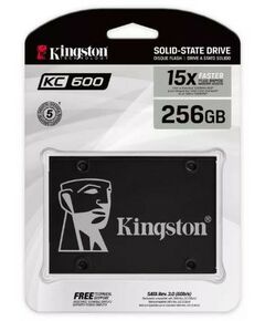 SSD-накопители: SSD-накопитель Kingston 256 Gb KC600 SATA 6Gb/s 2.5" 3D TLC [SKC600/256G] фотографии