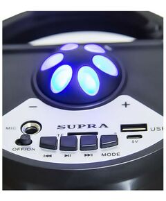 Купить Минисистема Supra SMB-330 стерео, Bluetooth, суммарная мощность: 250 Вт, FM-радио, USB вход, изображение 6 в интернет-магазине Irkshop.ru