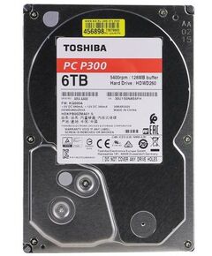 Купить Жёсткий диск Toshiba 6 Tb P300 SATA 6Gb/s 3.5" 5400rpm 128Mb [HDWD260UZSVA] в интернет-магазине Irkshop.ru