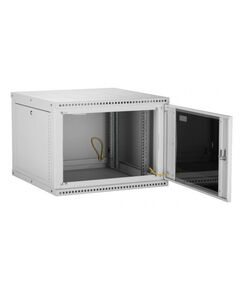 Купить Настенный разборный шкаф TLK TWI-066035-R-G-GY 19", 6U, стеклянная дверь, Ш600хВ303хГ350мм, 1 пара монтажных направляющих, серый, изображение 3 в интернет-магазине Irkshop.ru