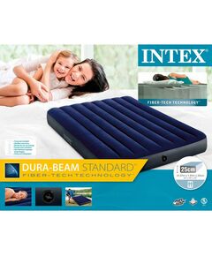 Купить Кровать Intex 64758 Classic Downy Fiber-Tech 137*191*25 см, изображение 2 в интернет-магазине Irkshop.ru