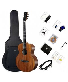 Купить Гитара Enya EM-X1EQ+ Тревел, натуральный, изображение 2 в интернет-магазине Irkshop.ru