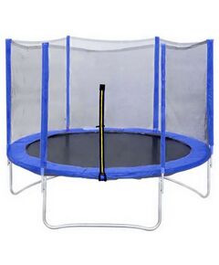 Купить Батут DFC Trampoline Fitness 8ft 244см, наружняя сетка, синий в интернет-магазине Irkshop.ru