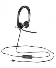 Наушники и гарнитуры: Гарнитура Logitech H650e Stereo с рег. громкости, USB [981-000519] фотографии