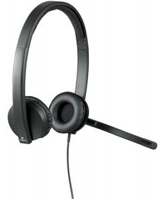 Наушники и гарнитуры: Наушники с микрофоном Logitech Headset Stereo H570e USB, с регулятором громкости [981-000575] фотографии