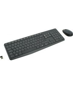 Клавиатуры: Клавиатура Logitech MK235 Кл-ра, FM, USB+Мышь 3кн, Roll, FM, USB [920-007948] фотографии