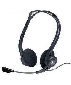Наушники и гарнитуры: Наушники с микрофоном Logitech PC Headset 960 USB, с регулятором громкости [981-000100] фотографии