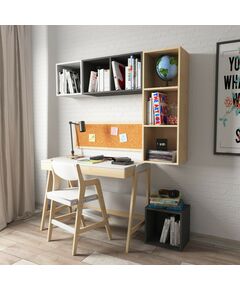 Купить Комплект растущий стол и стул 38 Попугаев «Вуди» комбо белый, изображение 3 в интернет-магазине Irkshop.ru