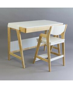 Купить Комплект растущий стол и стул 38 Попугаев «Вуди» комбо белый, изображение 4 в интернет-магазине Irkshop.ru