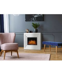 Камины: Портал Firelight Cubo 25 B белый фотографии