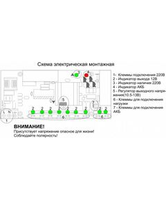 Блоки питания для систем видеонаблюдения: Блок бесперебойного питания ST ST-ББП-100 фотографии