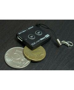 Купить Цифровой диктофон Edic-mini Weeny A110 Металл, размер 4*24*29мм, вес 4гр, автономность до 18ч, аккумулятор, изображение 4 в интернет-магазине Irkshop.ru
