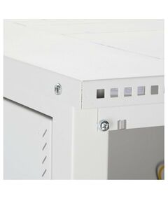 Купить Настенный разборный шкаф TLK TWI-126060-R-G-GY 19", 12U, стеклянная дверь, Ш600хВ569хГ600мм, 2 пары монтажных направляющих, серый, изображение 4 в интернет-магазине Irkshop.ru