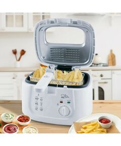 Фритюрницы, грили: Фритюрница Endever Skyline FR-111 цвет белый фотографии