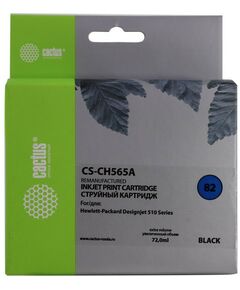 Для HP (совместимые): Картридж Cactus CS-CH565A Black для HP DJ 510, восстановлен из б/у фотографии