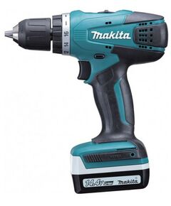 Купить Аккумуляторная дрель-шуруповерт Makita DF347DWE Li-ion 14.4В, 30/15Нм, 400/1400об/мин, 2х1.5Ач, 1.4кг, кейс в интернет-магазине Irkshop.ru