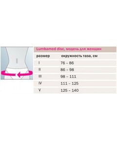 Купить Корсет гиперэкстензионный женский Medi Lumbamed disc 667 III, серый, изображение 4 в интернет-магазине Irkshop.ru