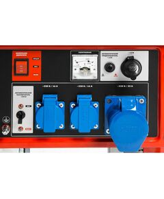 Электростанции: Бензиновый генератор с электростартером Зубр ЗЭСБ-5500-Э 5500 Вт фотографии