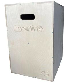 Фитнес оборудование: Бокс для запрыгиваний PROFI-FIT PLYO BOX разборный, фанера, 3 в 1, 50-60-75см фотографии