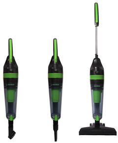 Пылесосы: Пылесос циклон вертикальный Endever SkyClean VC-292 650 Вт / 120 Вт, цвет черный/зеленый, HEPA-фильтр [90027] фотографии
