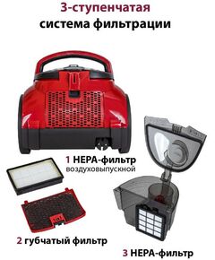 Купить Пылесосы циклон Pioneer VC345C, изображение 3 в интернет-магазине Irkshop.ru