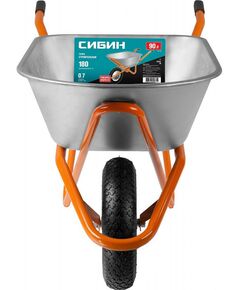 Купить тачка строительная одноколесная СИБИН СТ-12 180 кг [39904_z01], изображение 2 в интернет-магазине Irkshop.ru