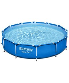 Бассейны: Бассейн каркасный BestWay Steel Pro 366 см x 76 см с фильтр-насосом [56681] фотографии