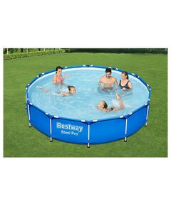 Бассейны: Бассейн каркасный BestWay Steel Pro 366 см x 76 см с фильтр-насосом [56681] фотографии