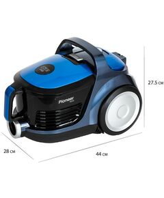 Купить Пылесос циклонного типа Pioneer VC321C azure blue, изображение 7 в интернет-магазине Irkshop.ru