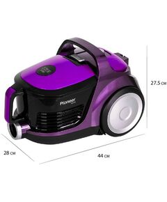 Купить Пылесос циклонного типа Pioneer VC321C ultra violet, изображение 7 в интернет-магазине Irkshop.ru