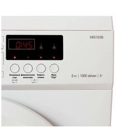 Стиральные машины: Стиральная машина Бирюса WM-ME610/08 6 кг, 1000 об/мин, узкая 40 см, LED дисплей, 23 программы фотографии