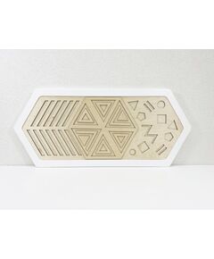 Купить Декоративная тактильная панель АЛМА «Рельефные многоугольные формы» [А189] в интернет-магазине Irkshop.ru