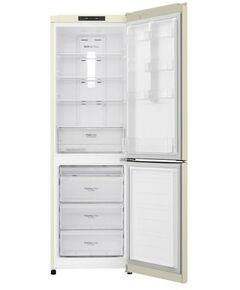 Холодильники: Холодильник с нижней морозильной камерой LG GA-B419SEJL 1.9м, инверторный компрессор, класс энергоэффективности A+, Total No Frost, бежевый фотографии