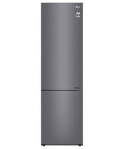 Холодильники: Холодильник с нижней морозильной камерой LG GA-B509CLCL 2.03м, технология Door Cooling+, инверторный компрессор, Total No Frost, внутренний дисплей фотографии