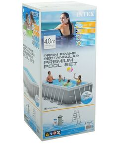 Бассейны: Бассейн каркасный Intex Prism Frame 400 х 200 х 100 см фильтр-насос, лестница [26788NP] фотографии