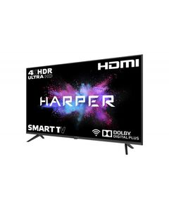 Купить ЖК-телевизор HARPER 43U750TS 43", 3840х2160, DVB-T, DVB-T2, DVB-C, Smart TV, USB, изображение 3 в интернет-магазине Irkshop.ru