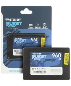 Купить SSD-накопитель Patriot 960 Gb Burst Elite SATA 6Gb/s 2.5" 3D QLC [PBE960GS25SSDR] в интернет-магазине Irkshop.ru