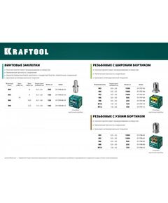 Купить Резьбовые заклепки KRAFTOOL Nut-S М3 1500 шт, стальные с насечками [311707-03], изображение 3 в интернет-магазине Irkshop.ru