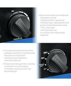 Купить Электрическая тепловая пушка Зубр Профессионал ТП-П15 15 кВт, изображение 3 в интернет-магазине Irkshop.ru