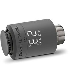 Купить Термостат радиаторный электронный Royal Thermo RTE 77.001S Smart Heat, серебристый, изображение 2 в интернет-магазине Irkshop.ru