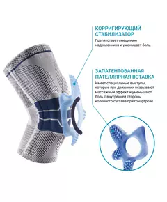 Купить Ортез на коленный сустав Bauerfeind Genu Train A3, р. 3, правый [11041251], изображение 2 в интернет-магазине Irkshop.ru