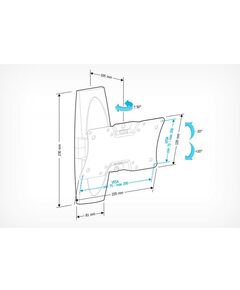 Купить Кронштейн Holder LCDS-5062 черный глянец, изображение 3 в интернет-магазине Irkshop.ru