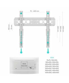 Купить Кронштейн ONKRON TM5 белый, изображение 3 в интернет-магазине Irkshop.ru