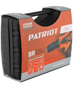 Дрели и шуруповерты: Дрель-шуруповерт аккумуляторная Patriot BR 115Li 12.0В, 2.0Ач, 25Нм [180201115] фотографии