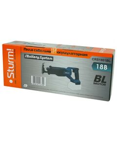 Сабельные пилы: Пила сабельная аккумуляторная б/щ Sturm! CRS1801BL 18 В, 1BatterySystem, рез 115 мм, без АКБ и ЗУ фотографии
