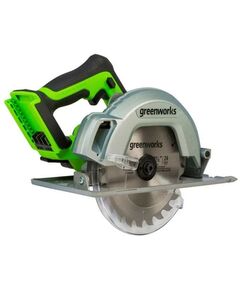 Дисковые пилы: Пила циркулярная аккумуляторная Greenworks GD24CS 24V, бесщеточная, без АКБ и ЗУ [1500907] фотографии