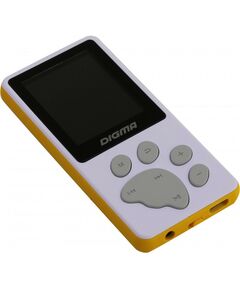 MP3-плееры: Проигрыватель Digma S4 MP3  Player, FM Tuner, 8Gb, MicroSD, LCD 1.8", диктофон, USB, Li-Pol [S4WO-White-Orange] фотографии